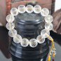 Natural Forsted Stone Healing Balance Clear Crystal Bracelet Pray Mala Bracelet