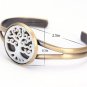 Vintage Hollow Tree of Life Shell Bracelet Bangle Ancient Adjustable Bronze Bangles (Bronze)