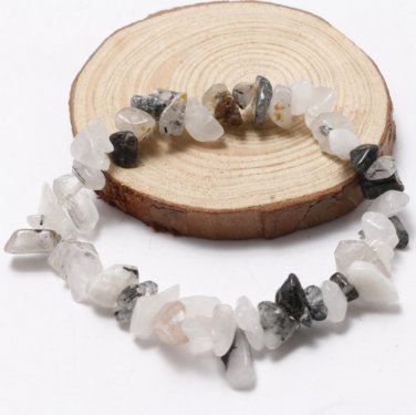 Handmade Crystal Chip Stretch Gift Charm Reiki Healing Bracelet Bracelet (3)