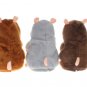 Hot Talking Hamster Plush Toy Cute Speak Talking Sound Record Hamster Talking Toys (Gray)