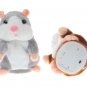 Hot Talking Hamster Plush Toy Cute Speak Talking Sound Record Hamster Talking Toys (Light Brown)