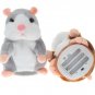 Hot Talking Hamster Plush Toy Cute Speak Talking Sound Record Hamster Talking Toys (Light Brown)