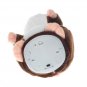 Hot Talking Hamster Plush Toy Cute Speak Talking Sound Record Hamster Talking Toys (Coffee)