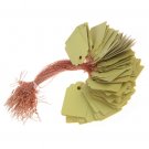 60pcs Plants Hang Tag Labels And Brands Seedling Garden Flower Pot Plastic Tag (Yellow)
