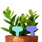 50pcs Plastic Label Garden Garden Flowers Potted Plant Nursery Signs Prompt Card (White)