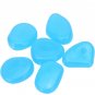 100pcs/bag Luminous Pebbles Stones Glow In The Dark Garden Ornaments (Blue)