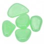 100pcs/bag Luminous Pebbles Stones Glow In The Dark Garden Ornaments (Green)