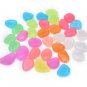 100pcs/bag Luminous Pebbles Stones Glow In The Dark Garden Ornaments (Mixed color)