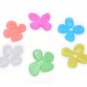 100pcs/bag Luminous Pebbles Stones Glow In The Dark Garden Ornaments (White)