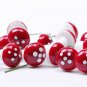 10X Mini Red Mushroom Micro Fairy Garden Decor Ornament Bonsai DIY Craft Fashion