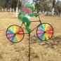 Animal Cycling Shape Creative Multicolor Wind Spinner Whirligig Garden Windmill Cloth