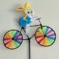 Animal Cycling Shape Creative Multicolor Wind Spinner Whirligig Garden Windmill Cloth