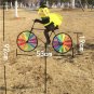 Animal Cycling Shape Creative Multicolor Wind Spinner Whirligig Garden Windmill Cloth