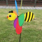Cute 3D Large Animal Bee Windmill Wind Spinner Whirligig Yard Garden Decor Foldable