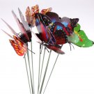 10pcs Colorful Creative Flowerpot Decor Garden Decoration Butterfly Garden Beautiful Ornaments