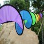 1PC Rainbow Spiral Windmill Tent Colorful Wind Spinner Garden Home Decorations New -Y102