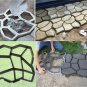 Plastic path maker mold 40*40cm manually paving cement brick stone road concrete molds (A)