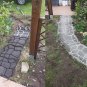 Plastic path maker mold 40*40cm manually paving cement brick stone road concrete molds (A)