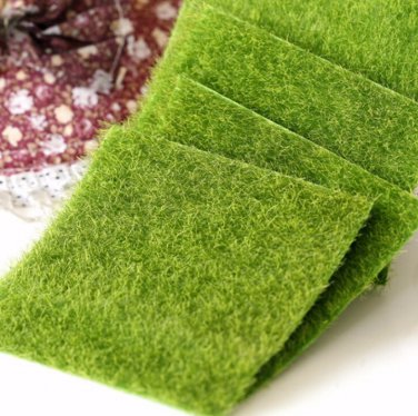 5PC Landscape Decoration Garden Simulation Plants Artificial Fake Moss Decorative Green Grass