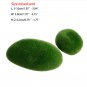 8pcs Green Artificial Moss Stones Grass Plant Poted Home Garden Decor Landscape
