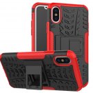 Cover For Apple iPhone 8 Case 5.8'' for iPhone8 Cover Rugged Armor Mobile Phone Cases (Red)