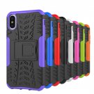 50PCS Case for iPhone 8 Armor Slim 2 in1 Kickstand PC TPU Shockproof Case Cover