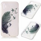 iPhone 8 Case New Arrival Hot Soft TPU Flowers Butterfly Painted Phone Skin Transparent Clear (15)