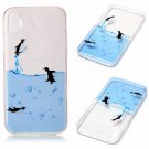 iPhone 8 Case New Arrival Hot Soft TPU Flowers Butterfly Painted Phone Skin Transparent Clear (7)