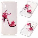 iPhone 8 Case New Arrival Hot Soft TPU Flowers Butterfly Painted Phone Skin Transparent Clear (5)