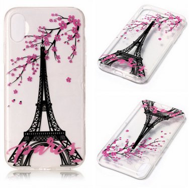 iPhone 8 Case New Arrival Hot Soft TPU Flowers Butterfly Painted Phone Skin Transparent Clear (3)
