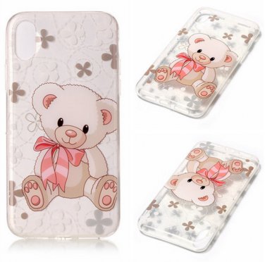 iPhone 8 Case New Arrival Hot Soft TPU Flowers Butterfly Painted Phone Skin Transparent Clear (9)