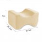 Knee Pregnance Pillow & Spine Foam Wedge Leg Cushion Sciatic Body Sleeping Pillow (Khaki)