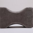 Knee Pregnance Pillow & Spine Foam Wedge Leg Cushion Sciatic Body Sleeping Pillow (Light Gray)