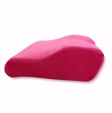 Bedding Outlet Butterfly Memory Foam Pillow Travel Neck Pillow Nice (Red)