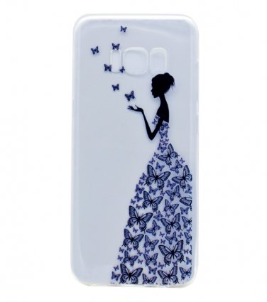 3D Relief Printing Clear Soft TPU Case For Samsung Galaxy S8 Phone Back Cover Ultra-thin (10)