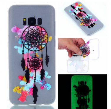 Samsung S8 Plus Case Cute Cartoon Soft Silicone TPU Back Luxury Luminous Phone Cover (1)