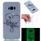 Samsung S8 Plus Case Cute Cartoon Soft Silicone TPU Back Luxury Luminous Phone Cover (10)