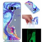 Samsung S8 Plus Case Cute Cartoon Soft Silicone TPU Back Luxury Luminous Phone Cover (4)
