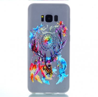 Samsung S8 Case Cute Cartoon Soft Silicone TPU Back Luxury Luminous Phone Cover (7)