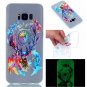 Samsung S8 Case Cute Cartoon Soft Silicone TPU Back Luxury Luminous Phone Cover (7)