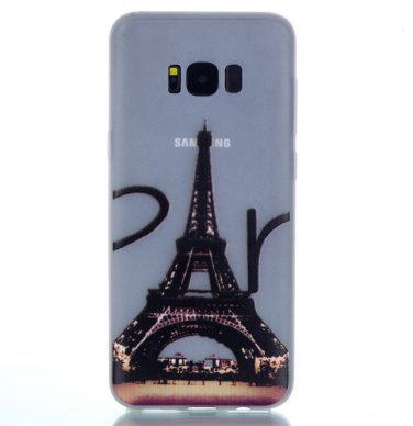 Samsung S8 Case Cute Cartoon Soft Silicone TPU Back Luxury Luminous Phone Cover (2)