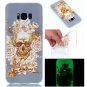 Samsung S8 Case Cute Cartoon Soft Silicone TPU Back Luxury Luminous Phone Cover (5)