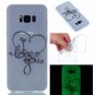 Samsung S8 Case Cute Cartoon Soft Silicone TPU Back Luxury Luminous Phone Cover (10)