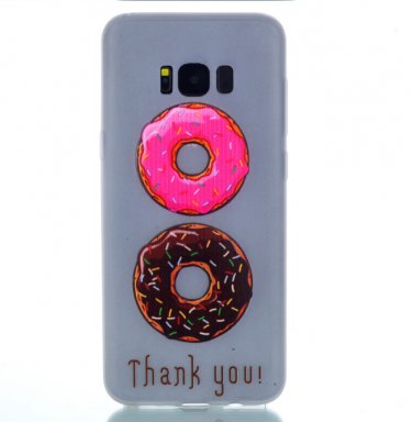 Samsung S8 Case Cute Cartoon Soft Silicone TPU Back Luxury Luminous Phone Cover (9)