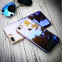 FLOVEME For iPhone 7 7Plus 6 6S Plus Gradient Blue-Ray Light Case Clear Accessories Cover Capa (B)