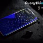 FLOVEME For iPhone 7 7Plus 6 6S Plus Gradient Blue-Ray Light Case Clear Accessories Cover Capa (B)