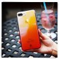 FLOVEME For iPhone 7 7Plus 6 6S Plus Gradient Blue-Ray Light Case Clear Accessories Cover Capa (G)