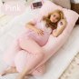 Maternity U Shaped Body Pillows Body Pregnancy Pillow For Side Sleeper Removable Cover 130*70