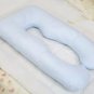 Maternity U Shaped Body Pillows Body Pregnancy Pillow For Side Sleeper Removable Cover 130*70