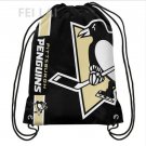 35*45 cm Knitted Polyester Pittsburgh Penguins Big Logo sports drawstring backpack